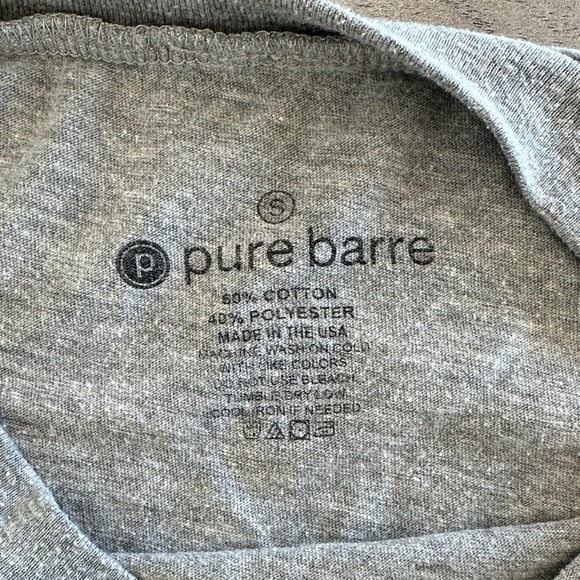 Pure Barre Gray Long Sleeve Tee - Picture 2 of 2